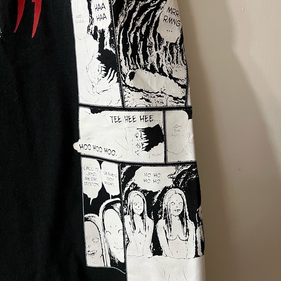 Junji Ito Uzumaki Ghost Supply tshirt - Picture 3 of 5